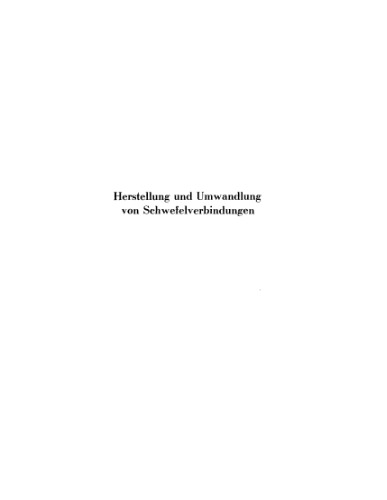 Houben-Weyl Methods of Organic Chemistry
