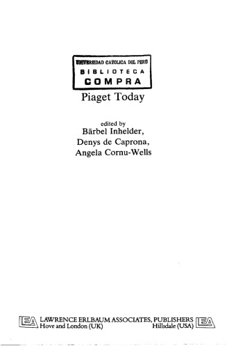 Piaget Today