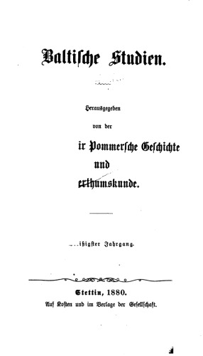 Baltische Studien