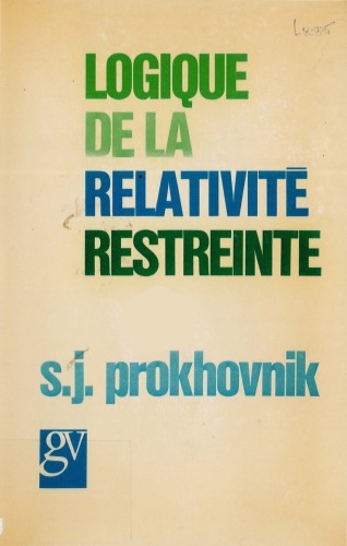 Logique de la relativité restreinte