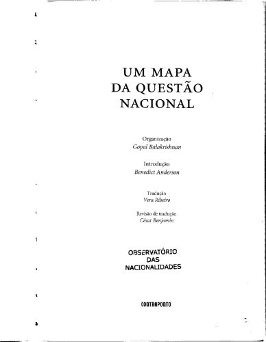 Um mapa da questão nacional