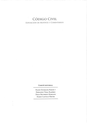 Código civil: Exposición de motivos y comentarios (Tomo IV)