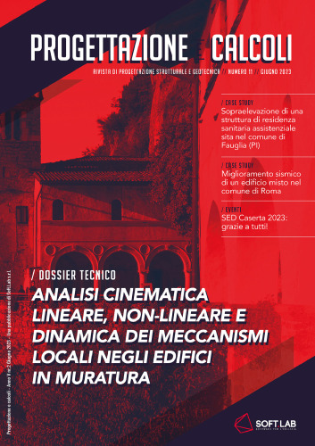 Analisi cinematica lineare, non-lineare e dinamica dei meccanismi locali negli edifici in muratura
