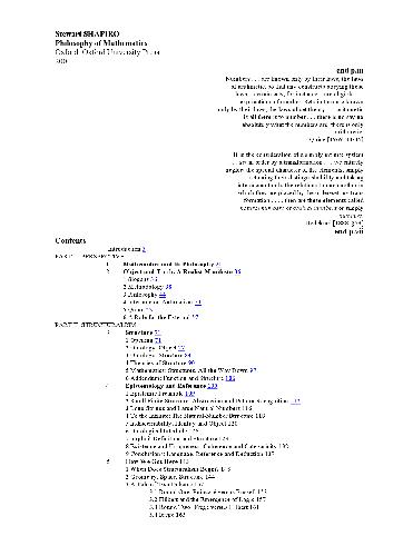 Philosophy of Mathematics - Structure and Ontology