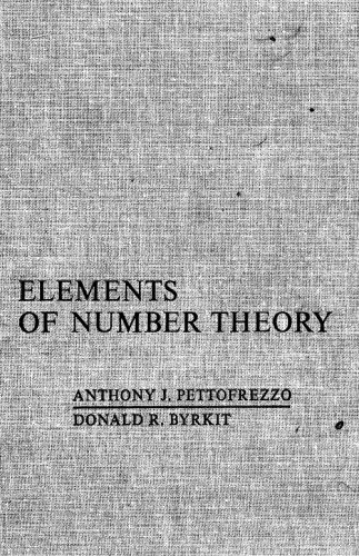 Elements of Number Theory