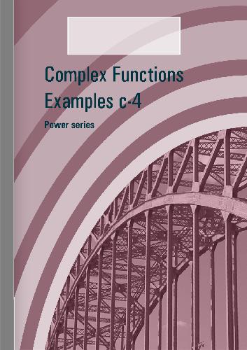 Power series, c-4