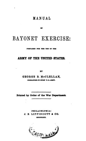 Manual of Bayonet Exercise.