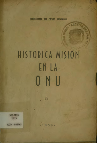 Histórica misión en la ONU