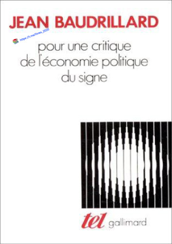Pour une critique de l'économie politique du signe