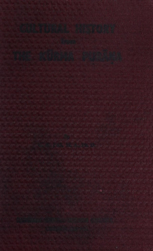 Cultural History from the Kūrma Purāṇa
