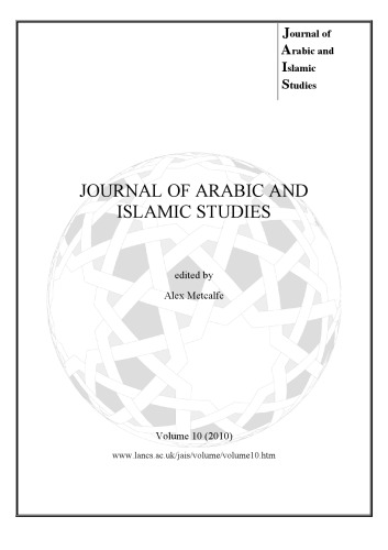 Journal of Arabic and Islamic Studies. Volume 10