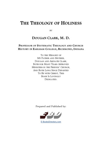 The Theology of Holiness