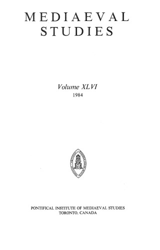 Mediaeval Studies