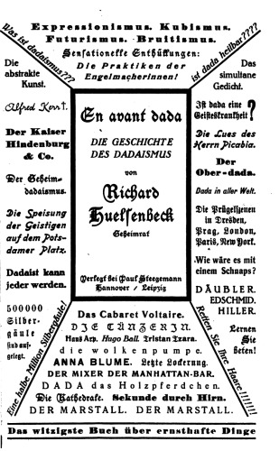 En avant Dada! Die Geschichte des Dadaismus