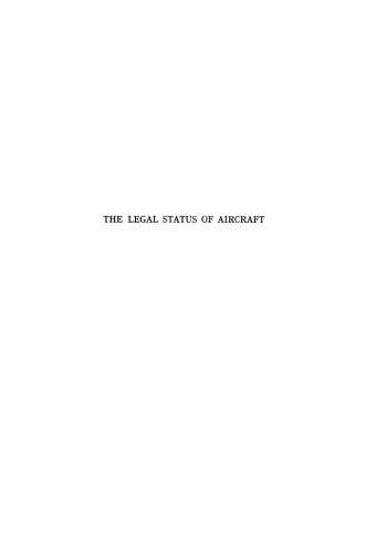 The Legal Status of Aircraft