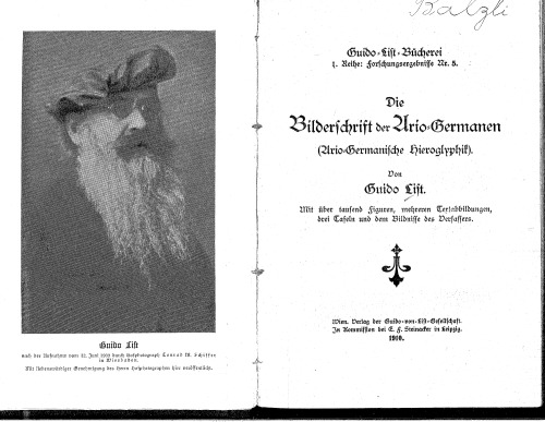 Die Bilderschrift der Ario-Germanen