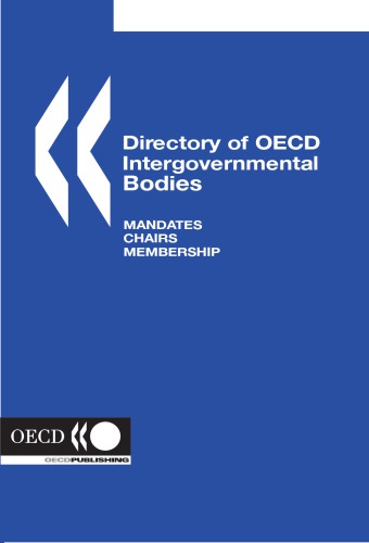 Directory of bodies : mandates, chairs, membership.