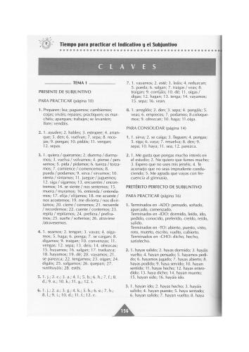 Pilar. Tiempo para practicar el indicativo y el subjuntivo