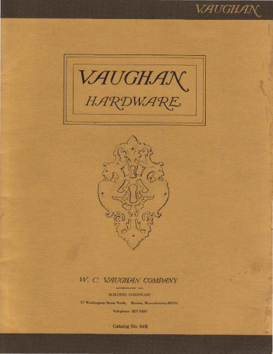Vaughan Hardware Catalog 64R