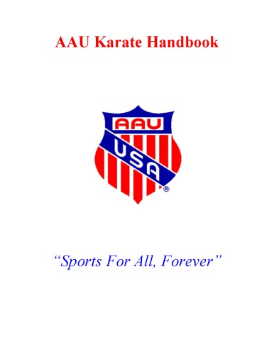 AAU Karate Handbook