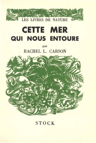 Cette Mer qui nous entoure