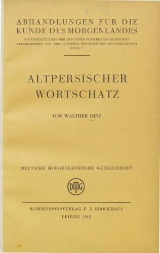 Altpersischer Wortschatz