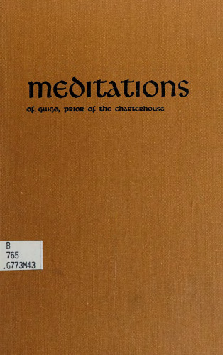Meditations of Guigo, prior of the Charterhouse