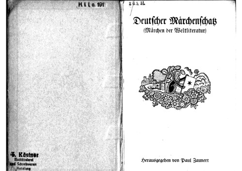 Deutscher Maerchenschatz - 1. Band