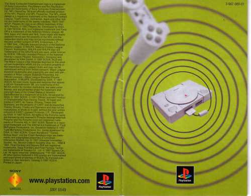 Sony Playstation Booklet
