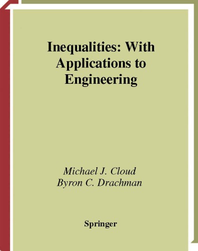 Inequalities, With Applications to Engineering