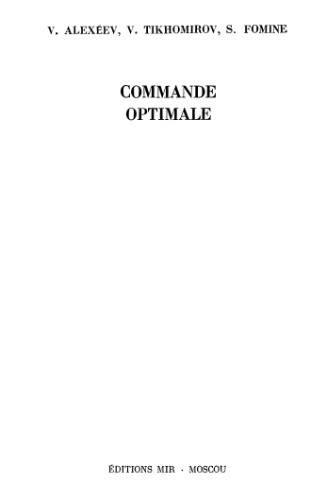 Commande optimale