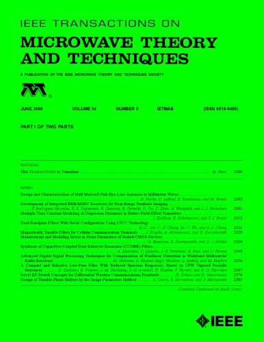 IEEE MTT-V054-I06A (2006-06A)