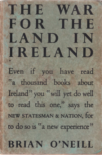 The war for the land in Ireland,