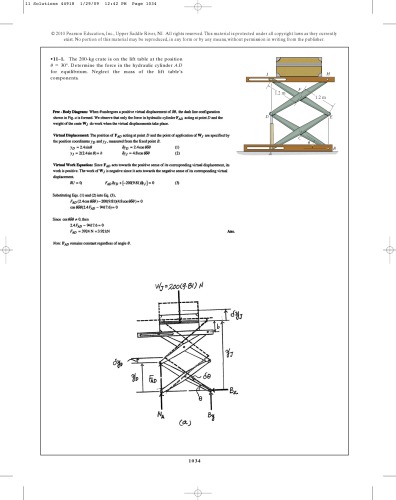 Instructor’s Solutions Manual for Engineering Mechanics: Statics (ch11)