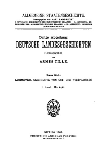 Geschichte von Ost- und Westpreußen / Bis 1411