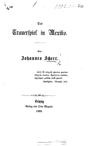 Das Trauerspiel in Mexiko