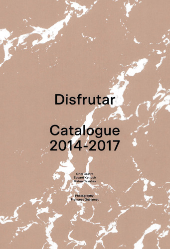 Disfrutar: Catalogue 2014-2017