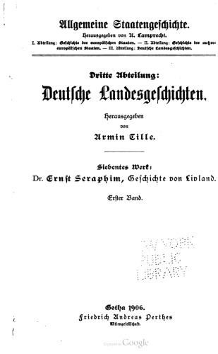 Geschichte von Livland / Das livländische Mittelalter und die Zeit der Reformation. (Bis 1582)