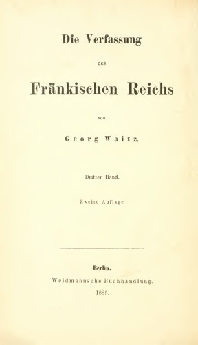 Die Verfassung des Fränkischen Reichs