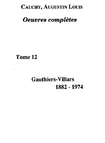 Œuvres complètes