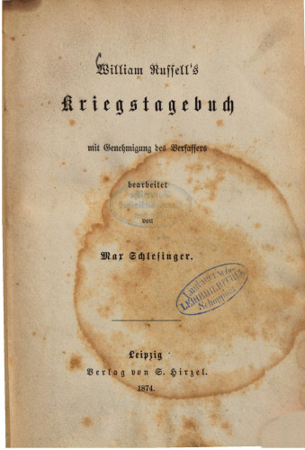 William Russells Kriegstagebuch
