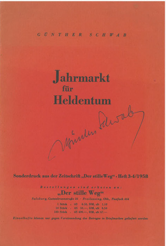 Jahrmarkt fuer Heldentum