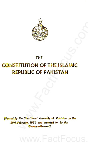Constitution of Pakistan 1956