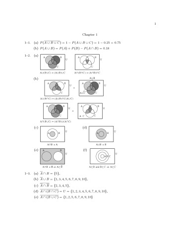 Probability and Statistics in Engineering - Solutions
