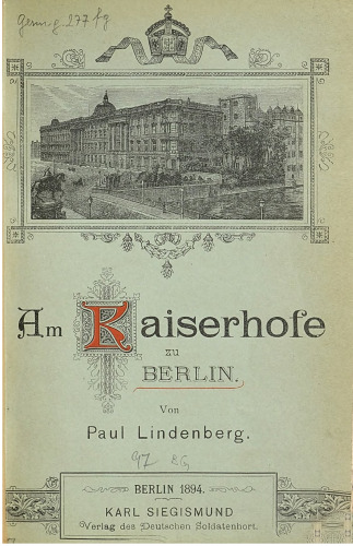 Am Kaiserhofe zu Berlin