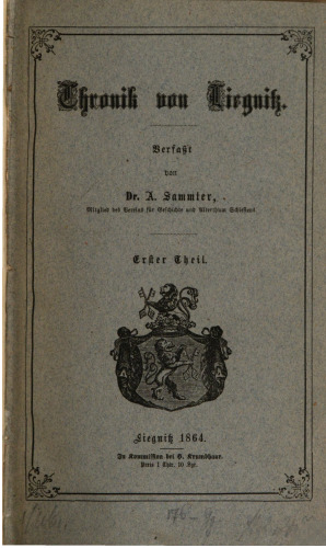 Chronik von Liegnitz