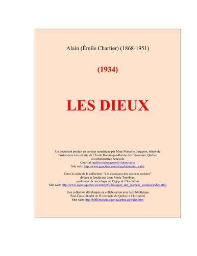 Les dieux