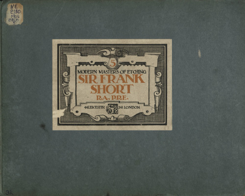 Sir Frank Short, R. A., P. R. E