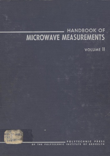 Handbook of Microwave Measurements