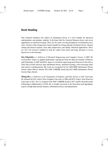Information theory. From Coding to Learning. [2022-10 draft]